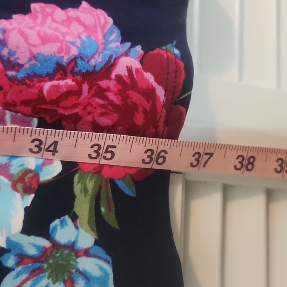 Joe & Elle Blue Floral Bodycon Dress - Picture 7 of 7